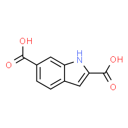 ChemSpider 2D Image | 1H-Indole-2,6-dicarboxylic acid | C10H7NO4