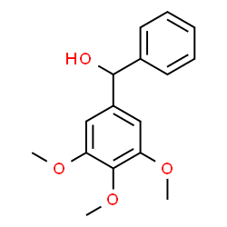 ChemSpider 2D Image | Phenyl(3,4,5-trimethoxyphenyl)methanol | C16H18O4