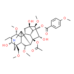 ChemSpider 2D Image | jesaconitine | C35H49NO12