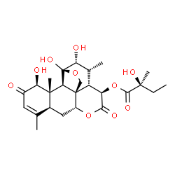 ChemSpider 2D Image | glaucarubinone | C25H34O10