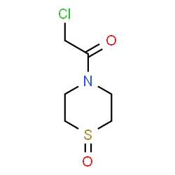 ChemSpider 2D Image | 2-Chloro-1-(1-oxido-4-thiomorpholinyl)ethanone | C6H10ClNO2S