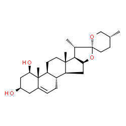 ChemSpider 2D Image | ruscogenin | C27H42O4