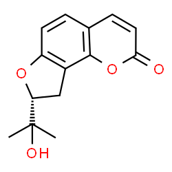 ChemSpider 2D Image | (R)-columbianetin | C14H14O4