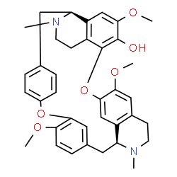 ChemSpider 2D Image | Thalmine | C37H40N2O6