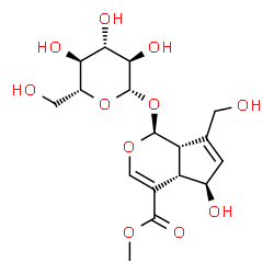 ChemSpider 2D Image | 6beta-hydroxygeniposide | C17H24O11