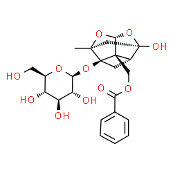 ChemSpider 2D Image | Paeoniflorin | C23H28O11