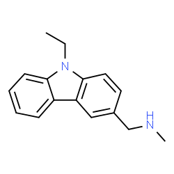 ChemSpider 2D Image | [(9-ethylcarbazol-3-yl)methyl](methyl)amine | C16H18N2