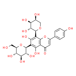 ChemSpider 2D Image | schaftoside | C26H28O14