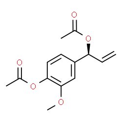 ChemSpider 2D Image | 1'-Acetoxyeugenol acetate | C14H16O5