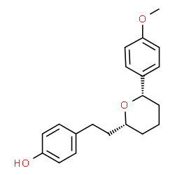 ChemSpider 2D Image | (-)-Centrolobine | C20H24O3