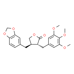 ChemSpider 2D Image | yatein | C22H24O7