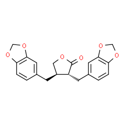 ChemSpider 2D Image | hinokinin | C20H18O6