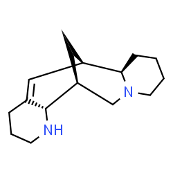 ChemSpider 2D Image | (1S,2S,9R,10R)-3,15-Diazatetracyclo[7.7.1.0~2,7~.0~10,15~]heptadec-7-ene | C15H24N2