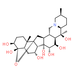 ChemSpider 2D Image | Germine | C27H43NO8