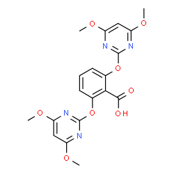 ChemSpider 2D Image | bispyribac | C19H18N4O8