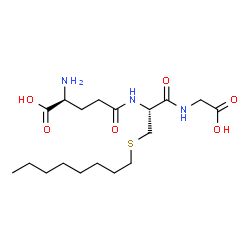 ChemSpider 2D Image | S-Octylglutathione | C18H33N3O6S