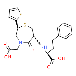 ChemSpider 2D Image | Temocaprilat | C21H24N2O5S2