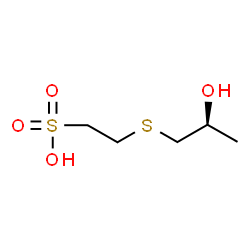 ChemSpider 2D Image | (S)-2-hydroxypropyl-CoM | C5H12O4S2