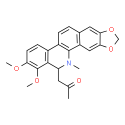 ChemSpider 2D Image | (+/-)-6-Acetonyldihydrochelerythrine | C24H23NO5