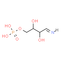ChemSpider 2D Image | (4E)-2,3-Dihydroxy-4-iminobutyl dihydrogen phosphate | C4H10NO6P