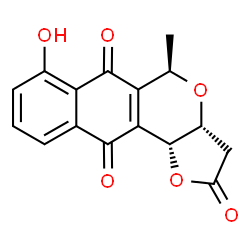 ChemSpider 2D Image | (+)-kalafungin | C16H12O6