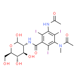 ChemSpider 2D Image | Metrizamide | C18H22I3N3O8