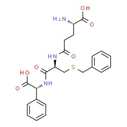 ChemSpider 2D Image | L-gamma-Glutamyl-S-benzyl-N-[(R)-carboxy(phenyl)methyl]-L-cysteinamide | C23H27N3O6S