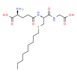 ChemSpider 2D Image | L-gamma-Glutamyl-S-nonyl-L-cysteinylglycine | C19H35N3O6S