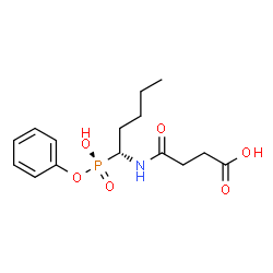 ChemSpider 2D Image | phenyl[1-(n-succinylamino)pentyl]phosphonate | C15H22NO6P