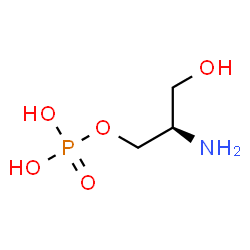 ChemSpider 2D Image | (2R)-2-Amino-3-hydroxypropyl dihydrogen phosphate | C3H10NO5P