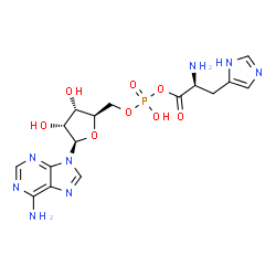 ChemSpider 2D Image | HISTIDYL-ADENOSINE MONOPHOSPHATE | C16H21N8O8P