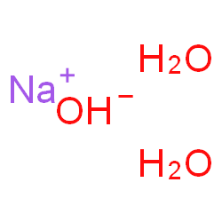 ChemSpider 2D Image | Sodium hydroxide hydrate (1:1:2) | H5NaO3