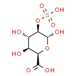 ChemSpider 2D Image | 2-O-Sulfo-alpha-L-idopyranuronic acid | C6H10O10S
