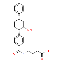 ChemSpider 2D Image | (1S,2S,5S)2-(4-GLUTARIDYLBENZYL)-5-PHENYL-1-CYCLOHEXANOL | C23H27NO4