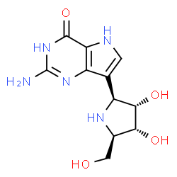 ChemSpider 2D Image | Immucillin G | C11H15N5O4