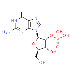 ChemSpider 2D Image | 2'-Guanylic acid | C10H14N5O8P