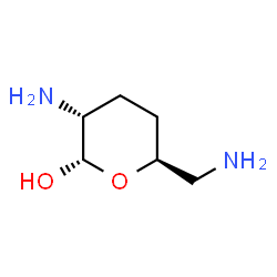 ChemSpider 2D Image | 3,4-DIDEOXY-2,6-AMINO-ALPHA-D GALACTOPYRANOSE | C6H14N2O2