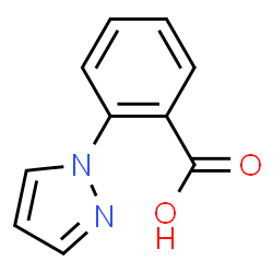 ChemSpider 2D Image | 2-(1H-Pyrazol-1-yl)benzoic acid | C10H8N2O2