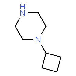 ChemSpider 2D Image | 1-Cyclobutylpiperazine | C8H16N2