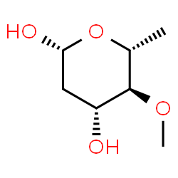 ChemSpider 2D Image | 4-O-METHYL-2,6-DIDEOXY-BETA-D-GLUCOSE | C7H14O4