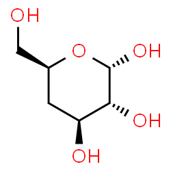ChemSpider 2D Image | 4-Deoxy-alpha-D-xylo-hexopyranose | C6H12O5