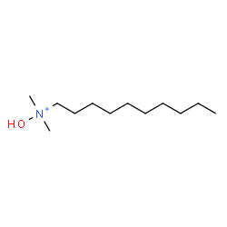 ChemSpider 2D Image | Decyl(hydroxy)dimethylammonium | C12H28NO