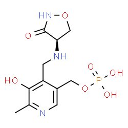 ChemSpider 2D Image | D-PYRIDOXYL-N,O-CYCLOSERYLAMIDE-5-MONOPHOSPHATE | C11H16N3O7P
