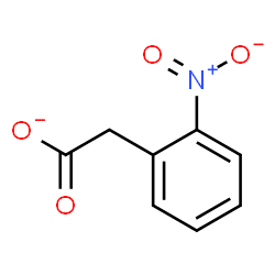 ChemSpider 2D Image | (2-Nitrophenyl)acetate | C8H6NO4
