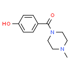 ChemSpider 2D Image | 4-Hydroxybenzoyl-1-methylpiperzine | C12H16N2O2