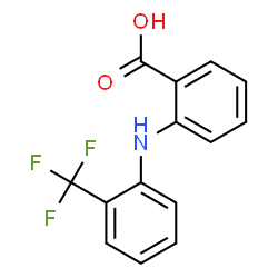 ChemSpider 2D Image | O-TRIFLUOROMETHYLPHENYL ANTHRANILIC ACID | C14H10F3NO2