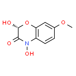 ChemSpider 2D Image | 2,4-DIHYDROXY-7-(METHYLOXY)-2H-1,4-BENZOXAZIN-3(4H)-ONE | C9H9NO5