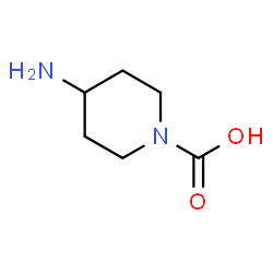 ChemSpider 2D Image | 4-Amino-1-piperidinecarboxylic acid | C6H12N2O2