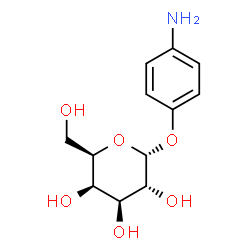 ChemSpider 2D Image | 4-Aminophenyl alpha-D-galactopyranoside | C12H17NO6