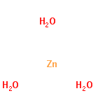 InChI=1/3H2O.Zn/h3*1H2;